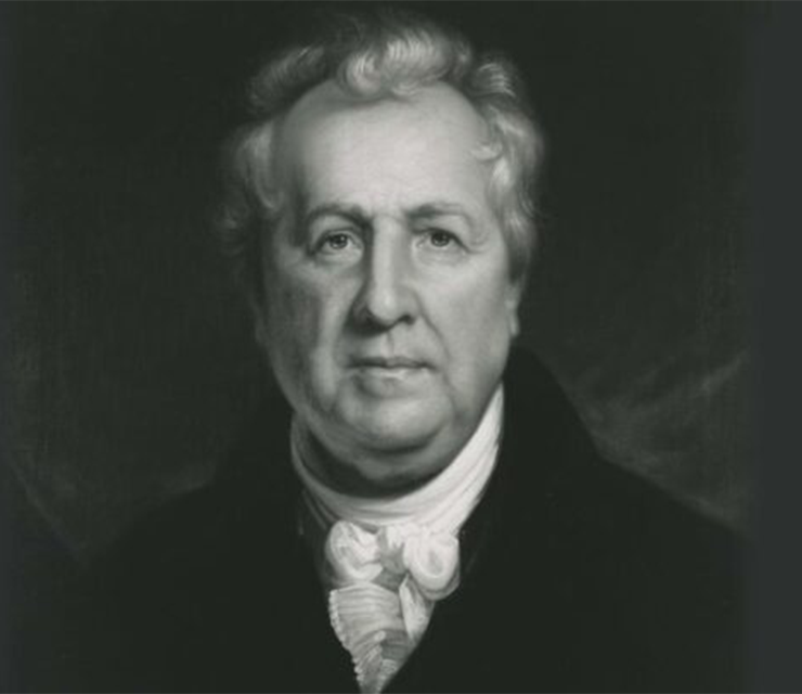 A black and white headshot of Samual L Mitchell