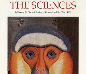 A cover shot of the publication The Sciences.