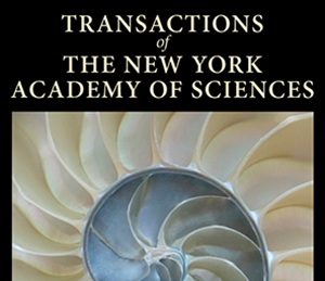 A cover shot of the publication Transactions of The New York Academy of Sciences.