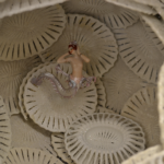 Part of an art exhibit on display at the Academy.